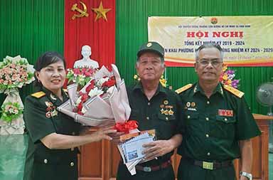 Ban Liên lạc Hội Trương Sơn xã Vĩnh Ninh Tổng kết hoạt động