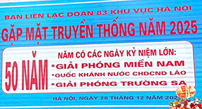 Ban Liên lạc Đoàn 83 Khu vực Hà Nội Gặp mặt Truyền thống - Năm 2025