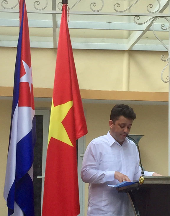 Lãnh đạo Hội Trường Sơn Việt Nam dự Lễ Kỷ niệm sinh nhật lần thứ 95 Đại tướng Raul Castro Nhà lãnh đạo tối cao Nước Cộng hòa Cu Ba