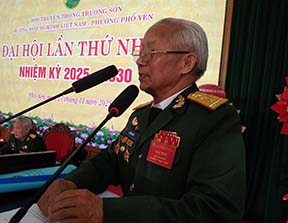 Đại hội Hội Trường Sơn Phường Phổ Yên, tỉnh Thái Nguyên