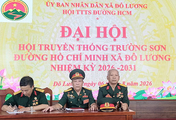 Đại hội Lần thứ nhất Hội Trường Sơn xã Đô Lương, tỉnh Nghệ An