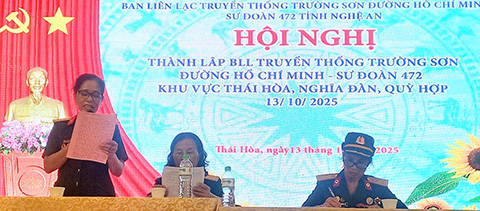 Hội nghị Thành lập Ban Liên lạc miền Tây Nghệ An