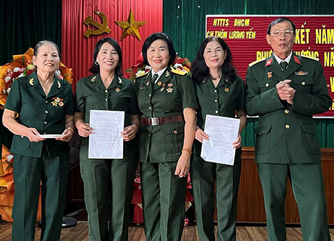 Ban Liên lạc Trường Sơn Chi hội Lương Yến, xã Quảng Ninh, Quảng Trị tổng kết công tác năm 2025