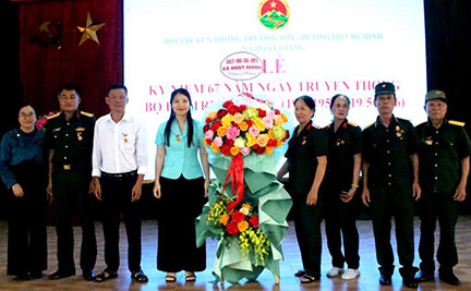 Hội Trường Sơn xã Hoạt Giang tỉnh Thanh hóa Kỷ niệm 67 năm Ngày mở đường Trường Sơn