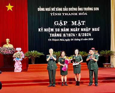 Gặp mặt Kỷ niệm 50 năm Ngày nhập ngũ