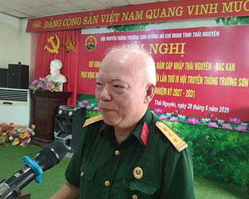 Hội Trường Sơn tỉnh Thái Nguyên triển khai Quy chế hoạt động nghĩa tình Trường Sơn