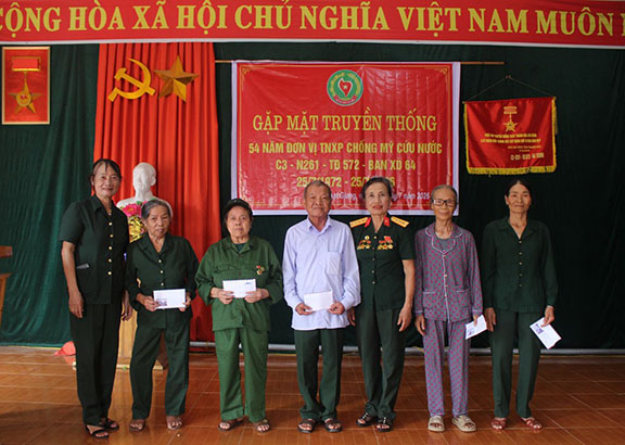 Kỷ niệm Ngày Truyền thống C3 - N261 TNXP - TĐ 527 - Ban XD 64