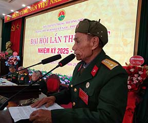 Tham luận sâu sắc của Người lính Trường Sơn cao tuổi tại Đại hội