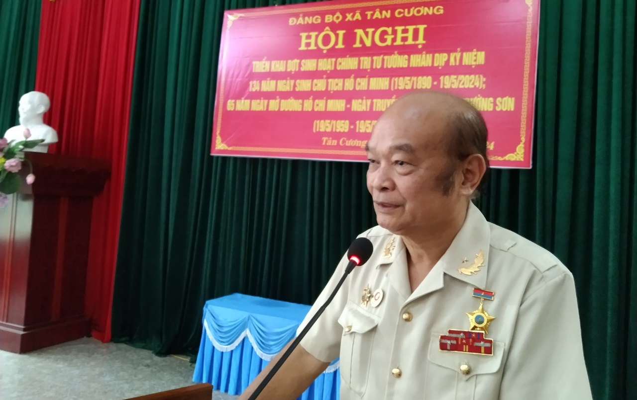 Hội TS tỉnh Thái Nguyên tuyên truyền 65 năm Ngày truyền thống Bộ đội Trường Sơn anh hùng