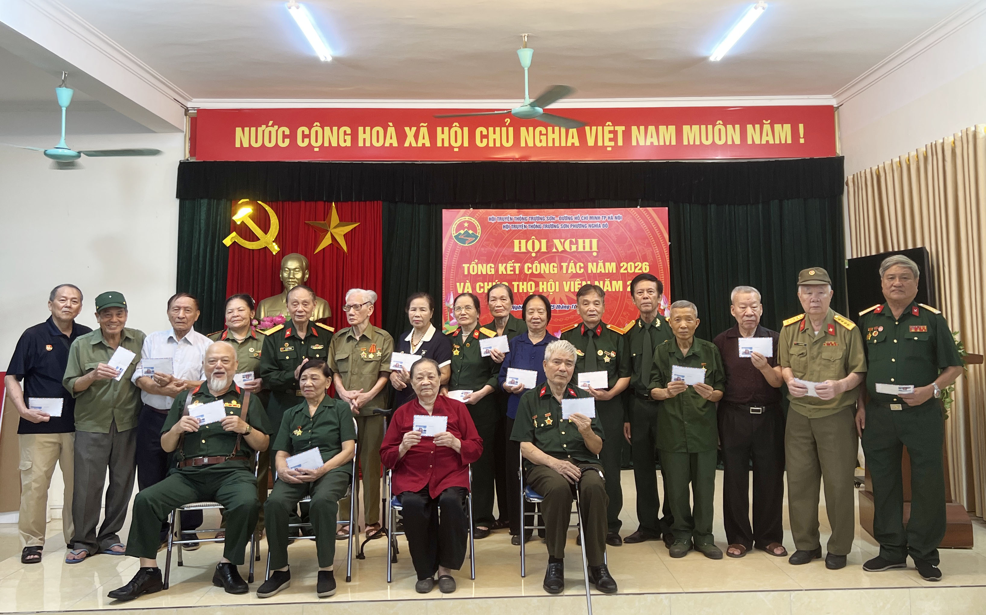 Hội Trường Sơn phường Nghĩa Đô tổng kết công tác Hội năm 2026