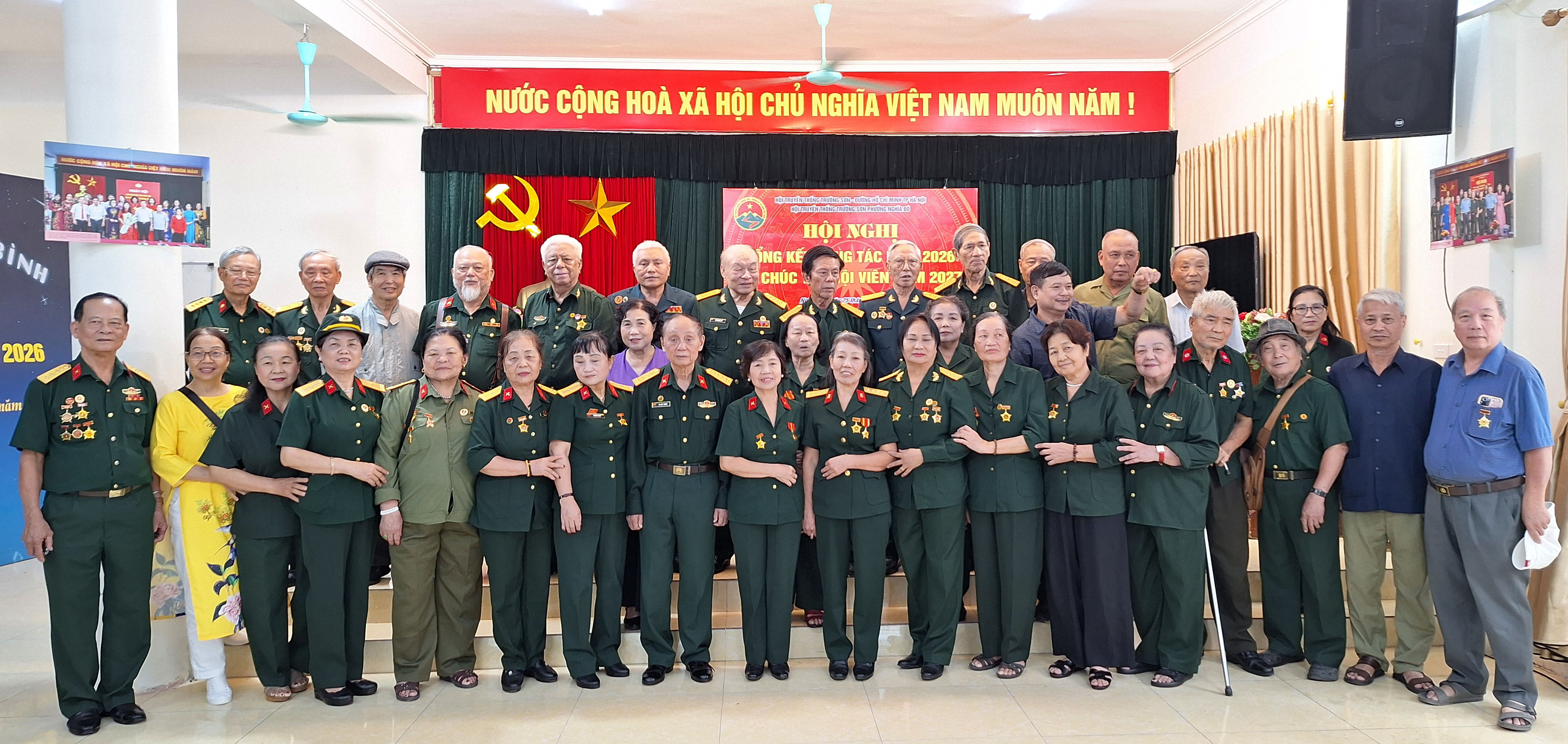 Hội Trường Sơn phường Nghĩa Đô Tổng kết công tác hội năm 2026 và mừng thọ hội viên