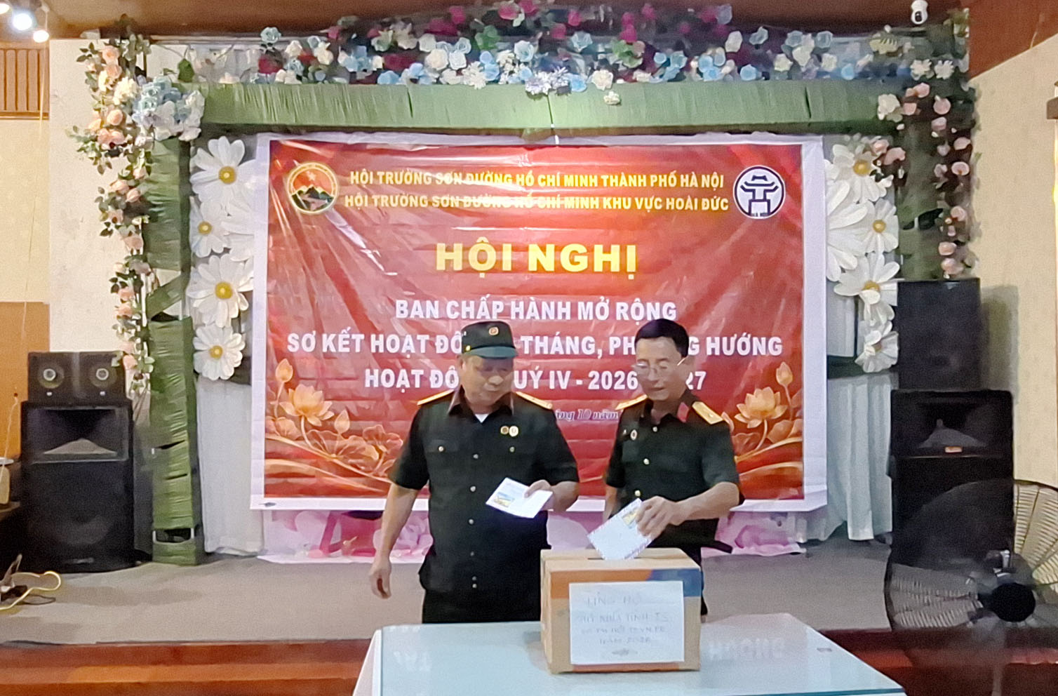 Hội TSKV Hoài Đức-Sơ kết công tác hội 9 tháng đầu năm 2026 và  phát động ủng hội Quỹ tri ân chiến sĩ Trường Sơn.