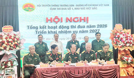 Tổng kết công tác Cụm Thi đua số 1 - Việt Bắc